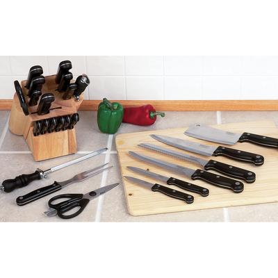 Slitzer™ 16pc Cutlery Set in Wood Block