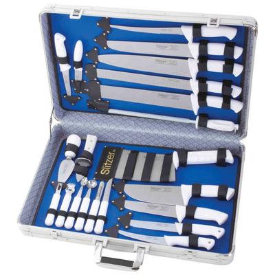 Slitzer™ 22pc Professional Cutlery Set in Case