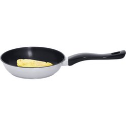 Precise Heat™ 8-1/4" T304 Stainless Steel Omelet Pan with Non-Stick Coating